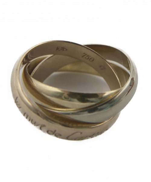 Cartier（カルティエ）Cartier (カルティエ) トリニティリング ゴールド サイズ:47 K18の古着・服飾アイテム