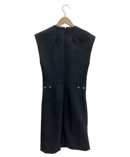 CELINE（セリーヌ）CELINE (セリーヌ) ノースリーブワンピース ネイビー サイズ:34の古着・服飾アイテム