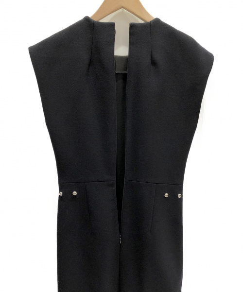 CELINE（セリーヌ）CELINE (セリーヌ) ノースリーブワンピース ネイビー サイズ:34の古着・服飾アイテム