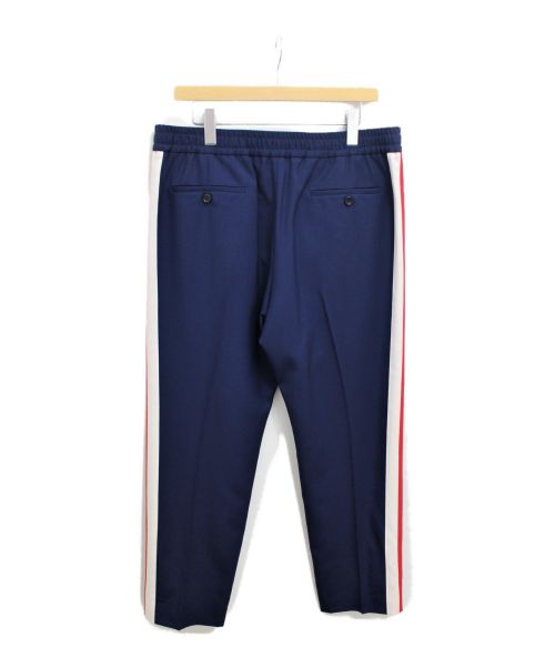 GUCCI（グッチ）GUCCI (グッチ) サイドライントラックパンツ ネイビー×レッド サイズ:50の古着・服飾アイテム