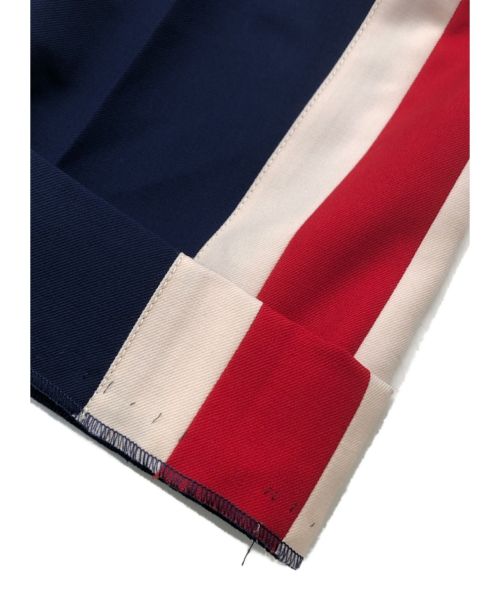 GUCCI（グッチ）GUCCI (グッチ) サイドライントラックパンツ ネイビー×レッド サイズ:50の古着・服飾アイテム