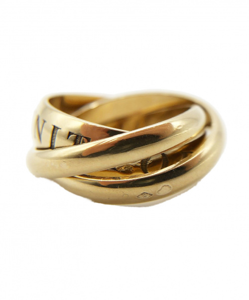 Cartier（カルティエ）Cartier (カルティエ) トリニティリング サイズ:51 TRINITY ORAMOURET 750の古着・服飾アイテム