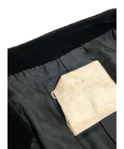 CHANEL（シャネル）CHANEL (シャネル) ベロア切替セットアップジャケット ブラック サイズ:40の古着・服飾アイテム