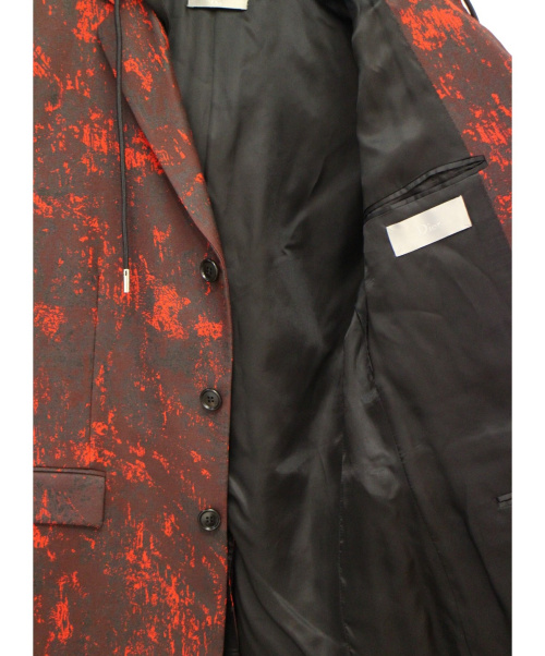 Dior（ディオール）Dior (ディオール) フーデッドジャケット レッド サイズ:46の古着・服飾アイテム