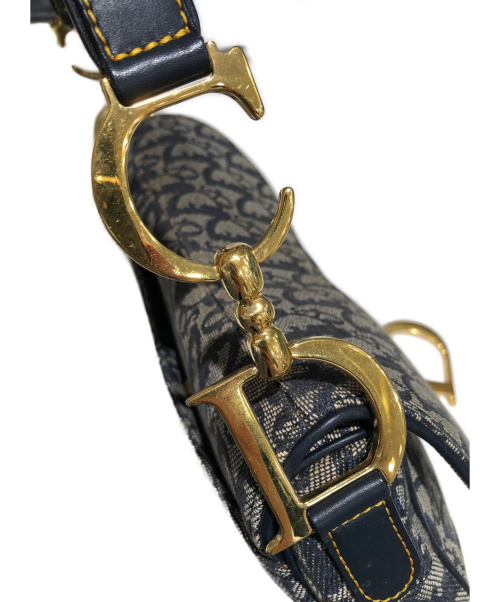 Christian Dior（クリスチャン ディオール）Christian Dior (クリスチャン ディオール) サドルバッグ ネイビー サイズ:- トロッター 01RU 0073の古着・服飾アイテム