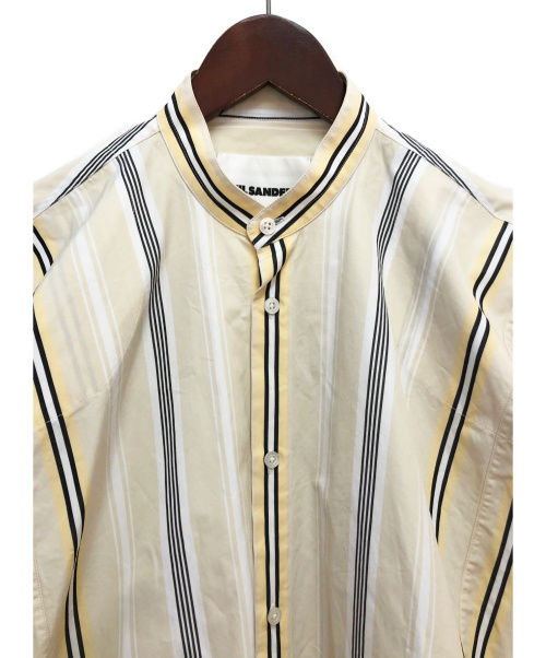 JIL SANDER（ジルサンダー）JIL SANDER (ジルサンダー) 20SS マンダリンカラーシャツ アイボリー サイズ:39の古着・服飾アイテム