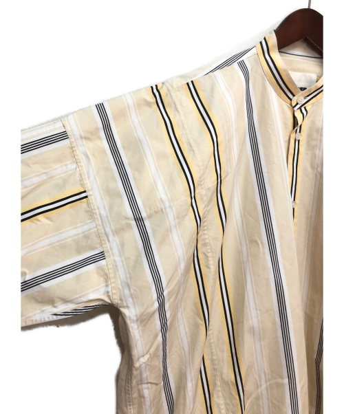 JIL SANDER（ジルサンダー）JIL SANDER (ジルサンダー) 20SS マンダリンカラーシャツ アイボリー サイズ:39の古着・服飾アイテム