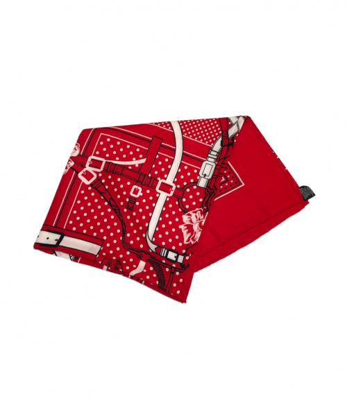 HERMES（エルメス）HERMES (エルメス) カレ・ジェアン レッド サイズ:140 Grand Manege Bandanaの古着・服飾アイテム