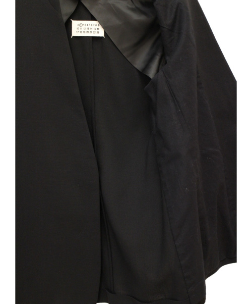 Maison Margiela（メゾンマルジェラ）Maison Margiela (メゾンマルジェラ) ノーカラージャケット ブラック サイズ:40の古着・服飾アイテム