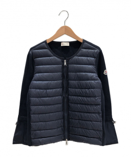 MONCLER（モンクレール）MONCLER (モンクレール) MAGLIA TRICOT CARDIGAN ネイビー サイズ:Sの古着・服飾アイテム