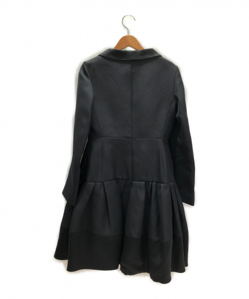 Christian Dior（クリスチャン ディオール）Christian Dior (クリスチャン ディオール) シルク混コート ブラック サイズ:36の古着・服飾アイテム