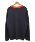 GUCCI (グッチ) NYヤンキースパッチVネックニット ネイビー×レッド サイズ:L：47800円