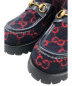 GUCCI (グッチ) GGフェルトタンクソールチャッカブーツ ネイビー×レッド サイズ:9 1/2 598315：52800円