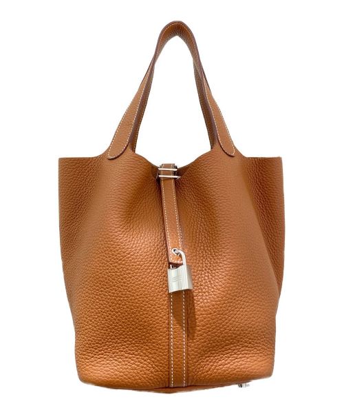 HERMES（エルメス）HERMES (エルメス) ピコタンロックMM ブラウン サイズ:MMの古着・服飾アイテム