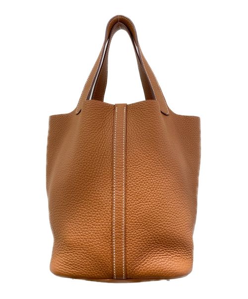 HERMES（エルメス）HERMES (エルメス) ピコタンロックMM ブラウン サイズ:MMの古着・服飾アイテム