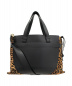 LOEWE (ロエベ) ゲートトップハンドル ブラック×ブラウン サイズ:- 321.67.U60 レオパード柄：128000円