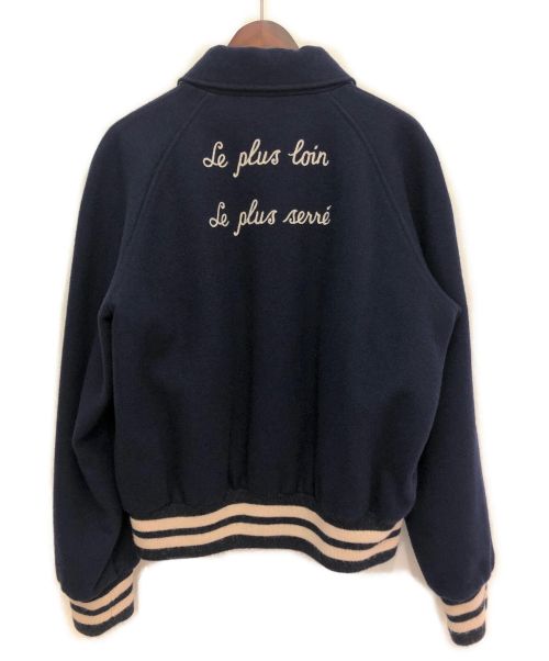 GUCCI（グッチ）GUCCI (グッチ) ボタンダウンボンバージャケット ネイビー サイズ:52の古着・服飾アイテム
