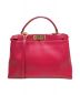 FENDI (フェンディ) ピーカブー レッド サイズ:ミディアム：138000円