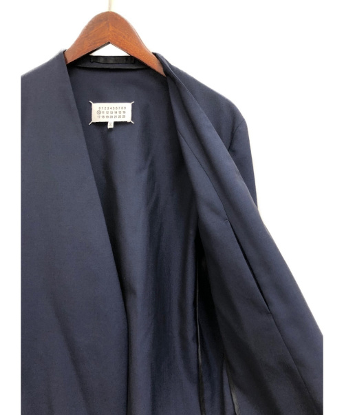 Maison Margiela（メゾンマルジェラ）Maison Margiela (メゾンマルジェラ) ノーカラージャケット ネイビー サイズ:46の古着・服飾アイテム