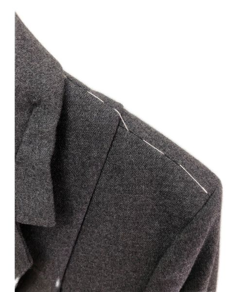 Maison Margiela（メゾンマルジェラ）Maison Margiela×H&M (メゾン マルジェラ×エイチアンドエム) ステッチデザインテーラードジャケット グレー サイズ:34の古着・服飾アイテム