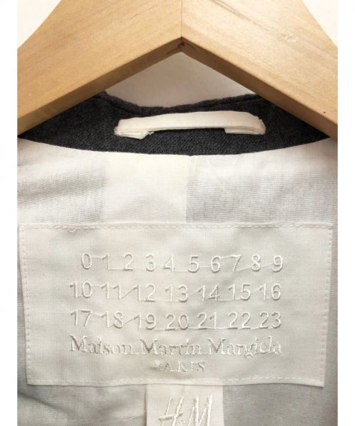 Maison Margiela（メゾンマルジェラ）Maison Margiela×H&M (メゾン マルジェラ×エイチアンドエム) ステッチデザインテーラードジャケット グレー サイズ:34の古着・服飾アイテム