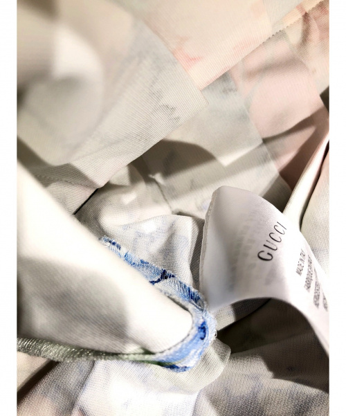 GUCCI（グッチ）GUCCI (グッチ) 総柄ジャージワンピース ピンク サイズ:Sの古着・服飾アイテム