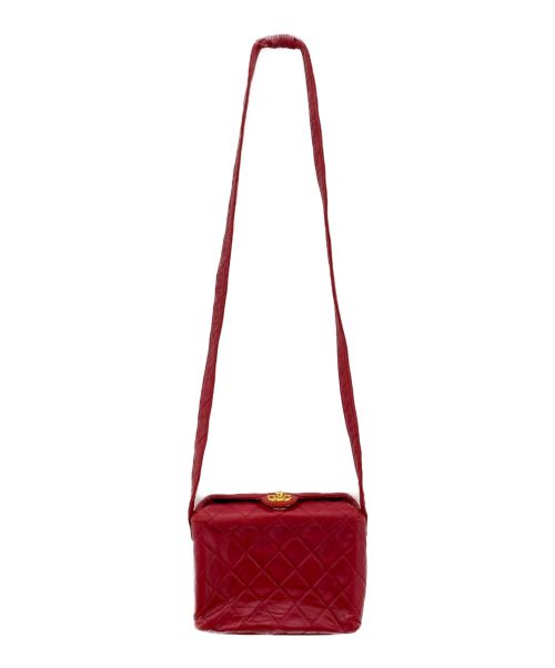 CHANEL（シャネル）CHANEL (シャネル) マトラッセショルダーバッグ レッド サイズ:-の古着・服飾アイテム