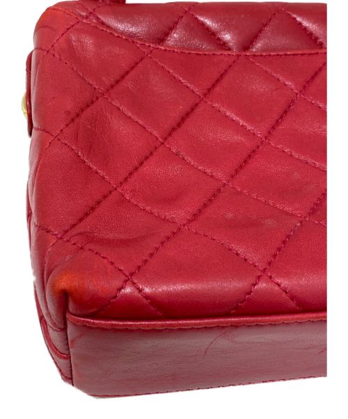 CHANEL（シャネル）CHANEL (シャネル) マトラッセショルダーバッグ レッド サイズ:-の古着・服飾アイテム