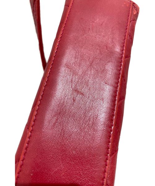 CHANEL（シャネル）CHANEL (シャネル) マトラッセショルダーバッグ レッド サイズ:-の古着・服飾アイテム