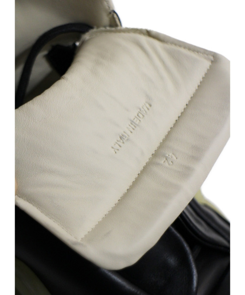 Maison Margiela（メゾンマルジェラ）Maison Margiela (メゾンマルジェラ) 19AW フューチャーハイトップレザースニーカー ブラック サイズ:42 FUTURE Ⅱの古着・服飾アイテム
