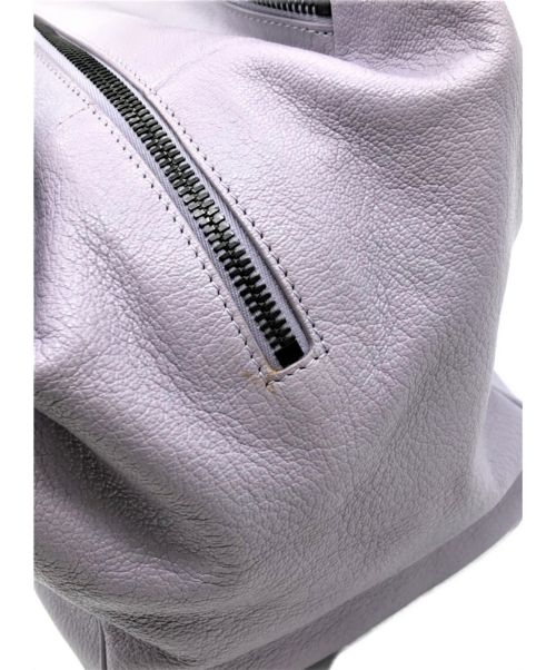 BOTTEGA VENETA（ボッテガベネタ）BOTTEGA VENETA (ボッテガベネタ) レザーボストンバッグ ラベンダー サイズ:-の古着・服飾アイテム