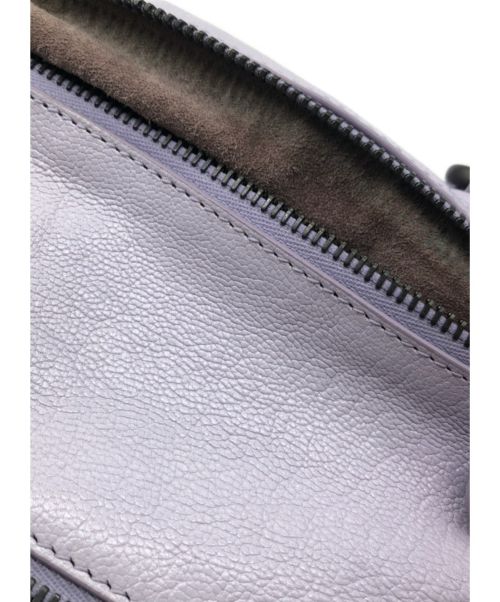 BOTTEGA VENETA（ボッテガベネタ）BOTTEGA VENETA (ボッテガベネタ) レザーボストンバッグ ラベンダー サイズ:-の古着・服飾アイテム