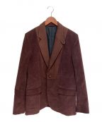 Maison Margielaメゾンマルジェラ）の古着「ラペル切替ジャケット」｜ブラウン
