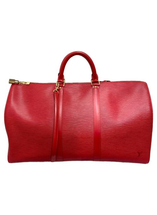 LOUIS VUITTON（ルイ ヴィトン）LOUIS VUITTON (ルイ ヴィトン) キーポル50 レッド サイズ:50の古着・服飾アイテム