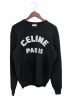 CELINE（セリーヌ）の古着「フロッククルーネックセーター」｜ブラック