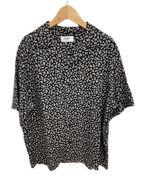 CELINE（セリーヌ）CELINE (セリーヌ) 20AW ハワイアンシャツ ブラック サイズ:40の古着・服飾アイテム
