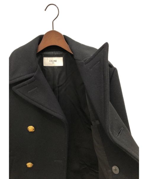CELINE（セリーヌ）CELINE (セリーヌ) 20AW レクタングルPコート ブラック サイズ:48の古着・服飾アイテム