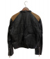 CELINE (セリーヌ) 20AW CAFE RACER JACKET ブラック×ブラウン サイズ:48：223000円