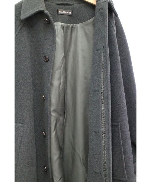 BALENCIAGA（バレンシアガ）BALENCIAGA (バレンシアガ) オペラロングコート ダークグリーン サイズ:44の古着・服飾アイテム