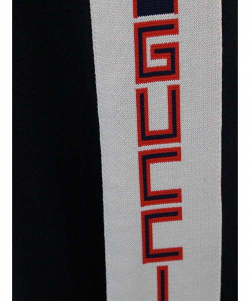 GUCCI（グッチ）GUCCI (グッチ) テクニカルジャージーパンツ ブラック サイズ:XLの古着・服飾アイテム