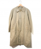 BURBERRYバーバリー）の古着「[OLD]英国製ライナー付ステンカラーコート」｜ベージュ