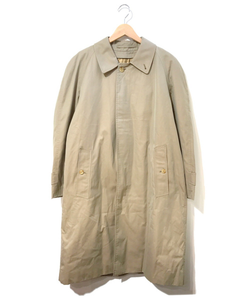 BURBERRY（バーバリー）BURBERRY (バーバリー) [OLD]英国製ライナー付ステンカラーコート ベージュ サイズ:表記なし イングランド製・バルマカーン・マルゼン別注品の古着・服飾アイテム