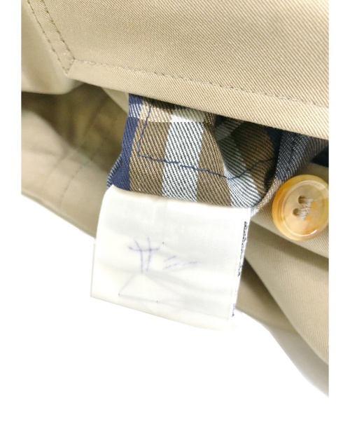 BURBERRY（バーバリー）BURBERRY (バーバリー) [OLD]英国製ライナー付ステンカラーコート ベージュ サイズ:表記なし イングランド製・バルマカーン・マルゼン別注品の古着・服飾アイテム