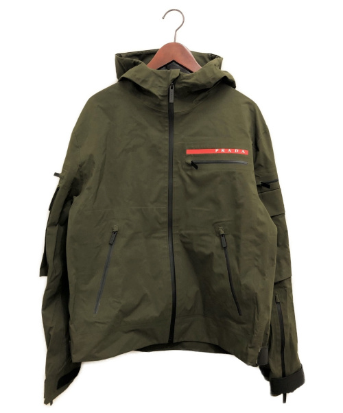 PRADA（プラダ）PRADA (プラダ) ×GORE-TEX レインジャケット オリーブ サイズ:Mの古着・服飾アイテム