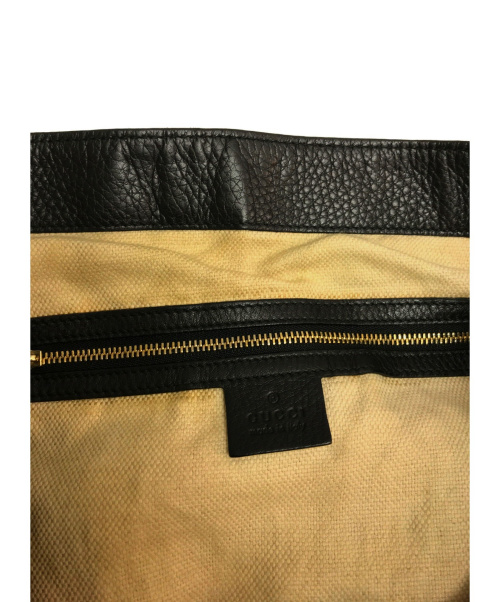 GUCCI（グッチ）GUCCI (グッチ) トートバッグ ブラック ソーホー インターロッキング G 282309 204046の古着・服飾アイテム
