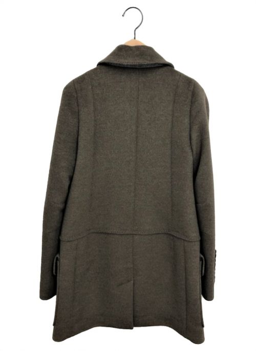 LOUIS VUITTON（ルイ ヴィトン）LOUIS VUITTON (ルイ ヴィトン) アンゴラ混ウールコート ブラウン サイズ:36の古着・服飾アイテム