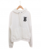 BURBERRYバーバリー）の古着「20AW モノグラムスウェットパーカー」｜ホワイト