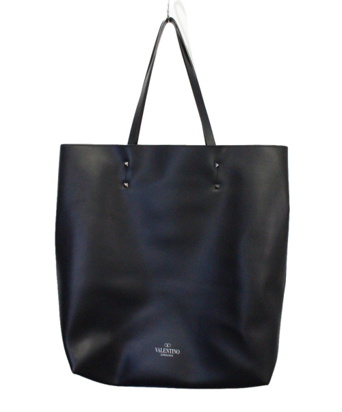 VALENTINO（ヴァレンティノ）VALENTINO (ヴァレンティノ) VLTNトートバッグ ブラックの古着・服飾アイテム