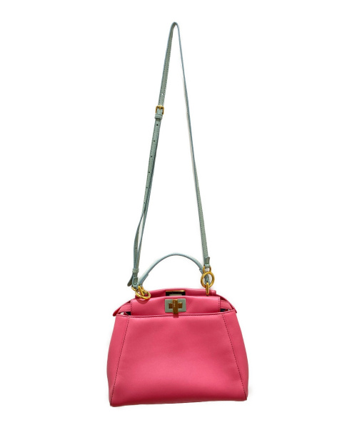 FENDI（フェンディ）FENDI (フェンディ) ミニピーカブー ピンク サイズ:ミニ ミニピーカブーの古着・服飾アイテム