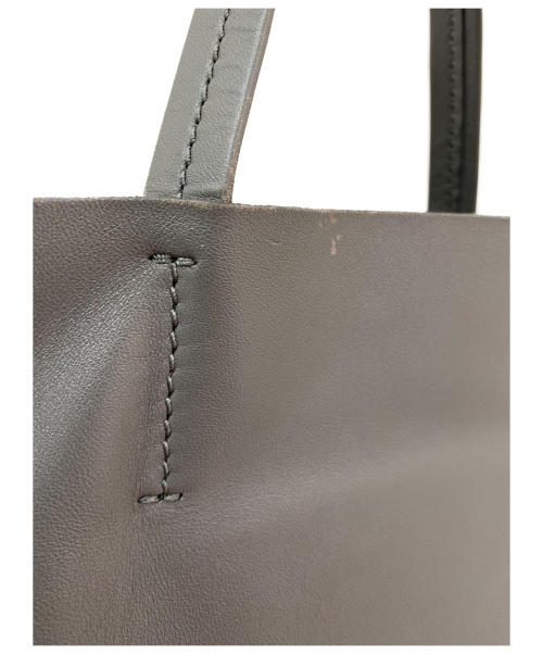 CELINE（セリーヌ）CELINE (セリーヌ) ホリゾンタルカバ トートバッグ グレー×ブラウン サイズ:-の古着・服飾アイテム
